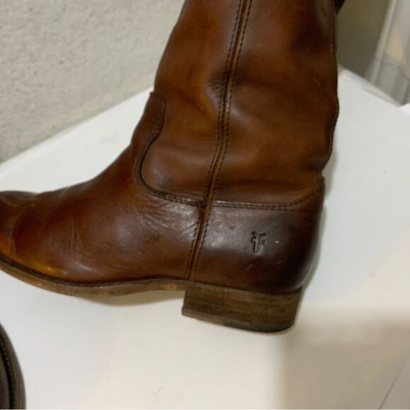 Frye Womens Melissa Brown Riding Boots Size 5.5 Medium (B, M) - Picture 11 of 16